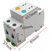 2p 63a Wifi Circuit Breaker Energy Powers Kwh Meter Switch Relay,Sonof EWelink